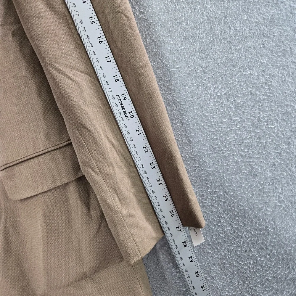 Calvin Klein Men Suit 44‎ Brown Blazer Two Button Slim Fit Pockets NWT